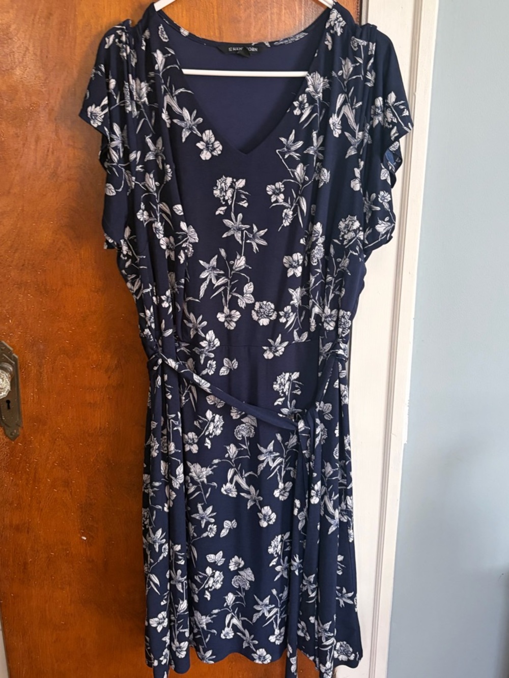 Athena Knit Dress, Navy